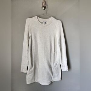 Athleta Coaster Luxe Sweatshirt Dress Gray Size XS